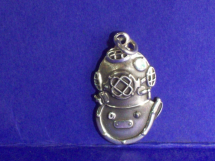 Sterling Silver Mark V Helmet Charm